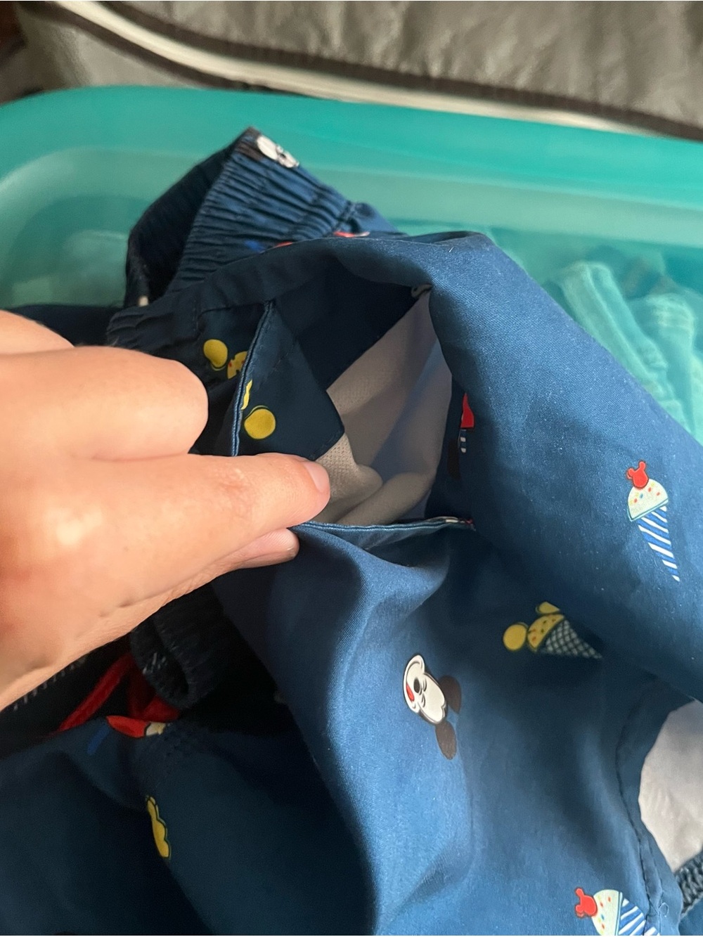 Boys Disney Mickey Mouse and Icecream Swim Trunks - Picture 5 of 7
